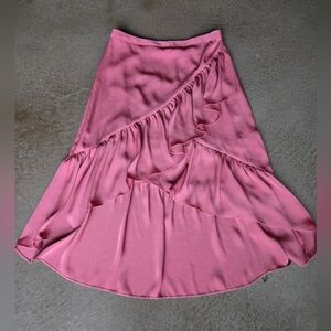 Express Asymmetrical Pink Skirt